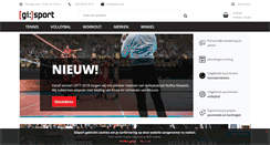 Desktop Screenshot of gisport.be